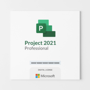 Microsoft Project Professional 2021 license sleeve