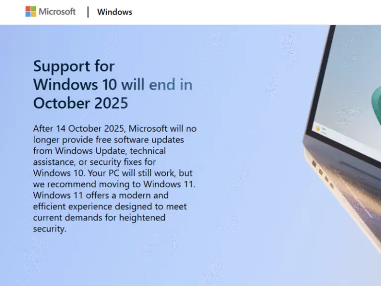 Windows 10 End Of Support October 2025