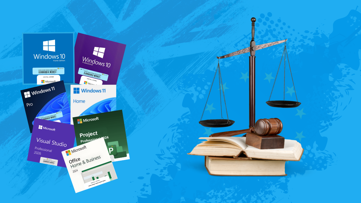 is it legal to resell software liucense keys UK EU