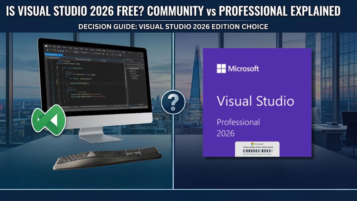 Is Visual Studio 2026 Free Community vs Professional Explained