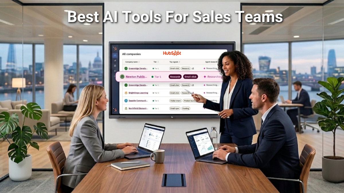 BEST AI TOOLS FOR SALES TEAMS UK