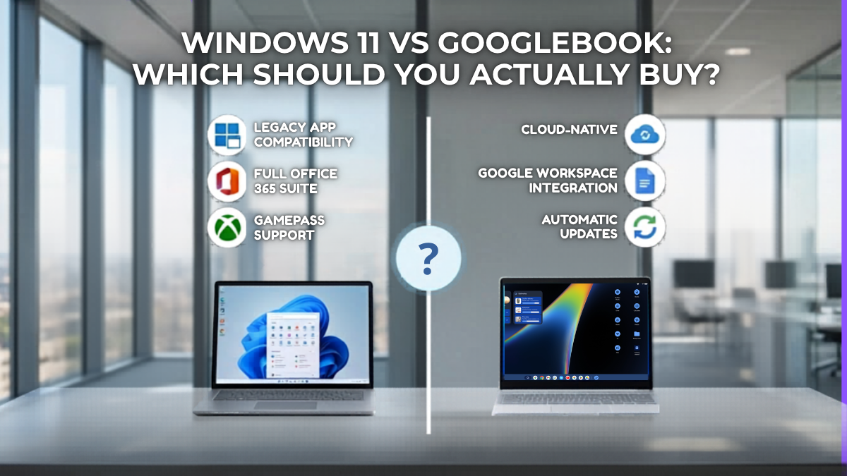 Windows 11 vs Googlebook: Which Should You Actually Buy?