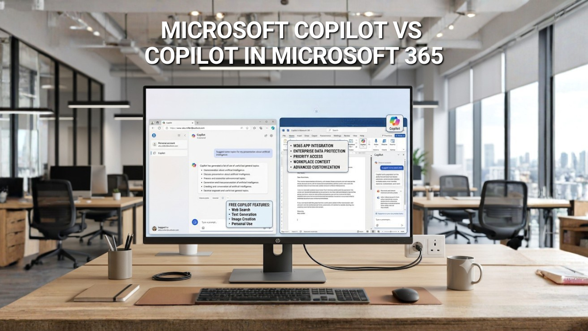 Microsoft Copilot vs Copilot in Microsoft 365: Free vs Paid AI Explained