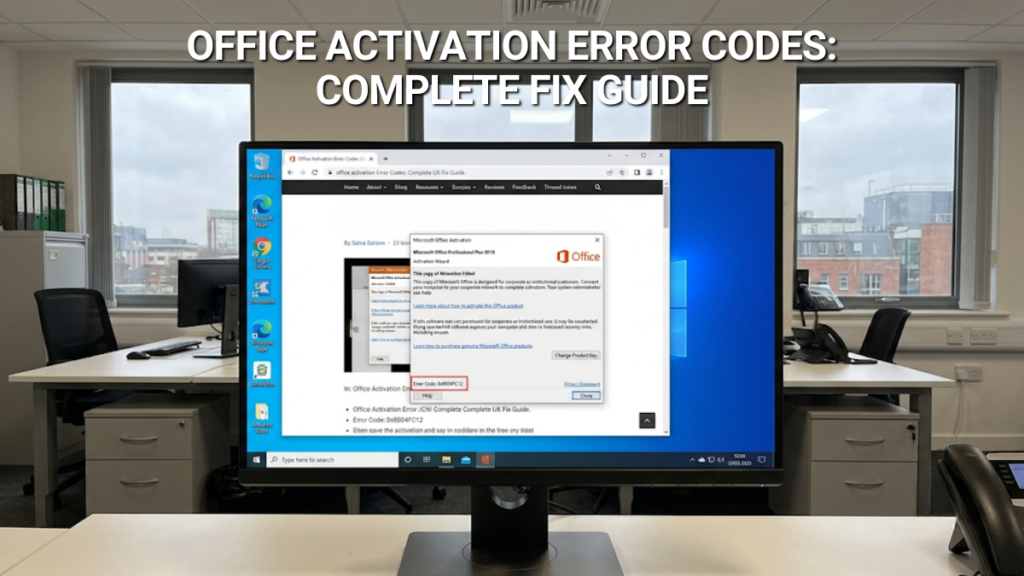 Office Activation Error Codes CompleteFix Guide
