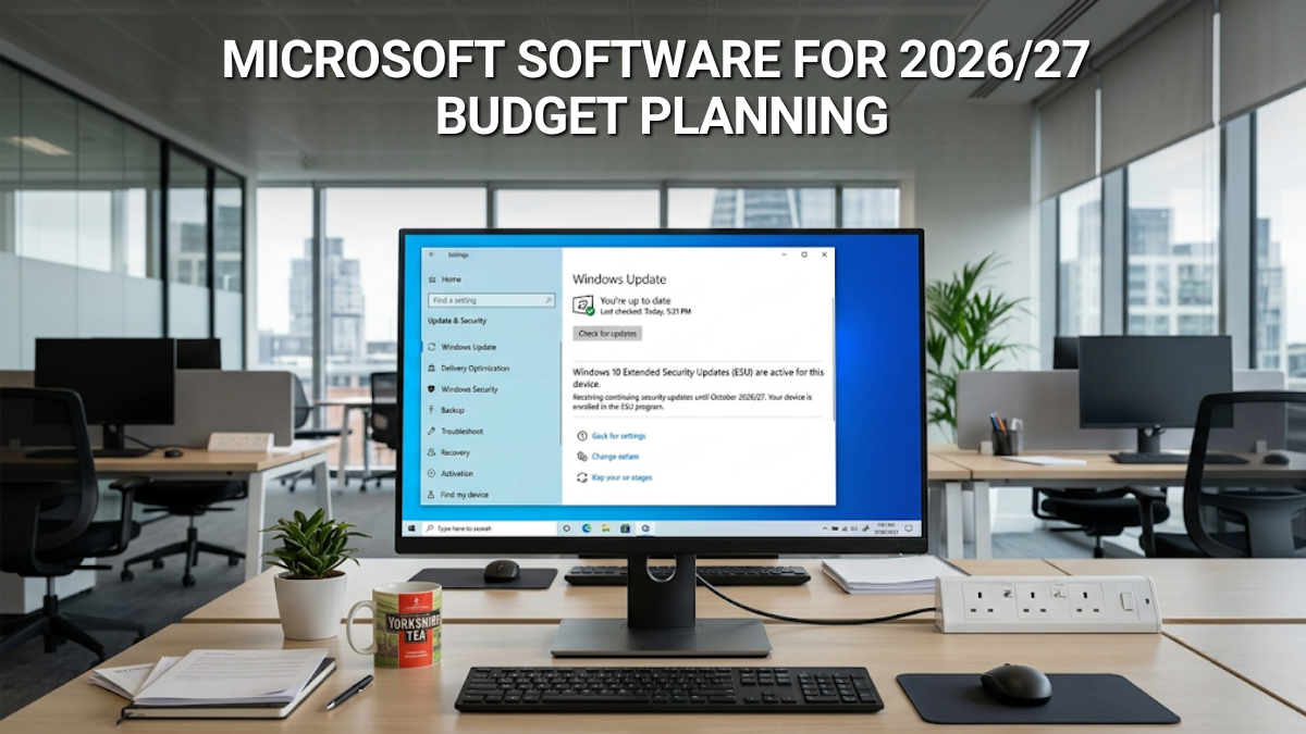 Microsoft Software for UK 2026/27 Budget Planning