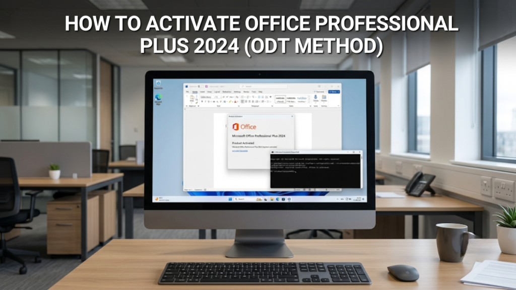 How to Activate Office Professional Plus 2024 (ODT Method)