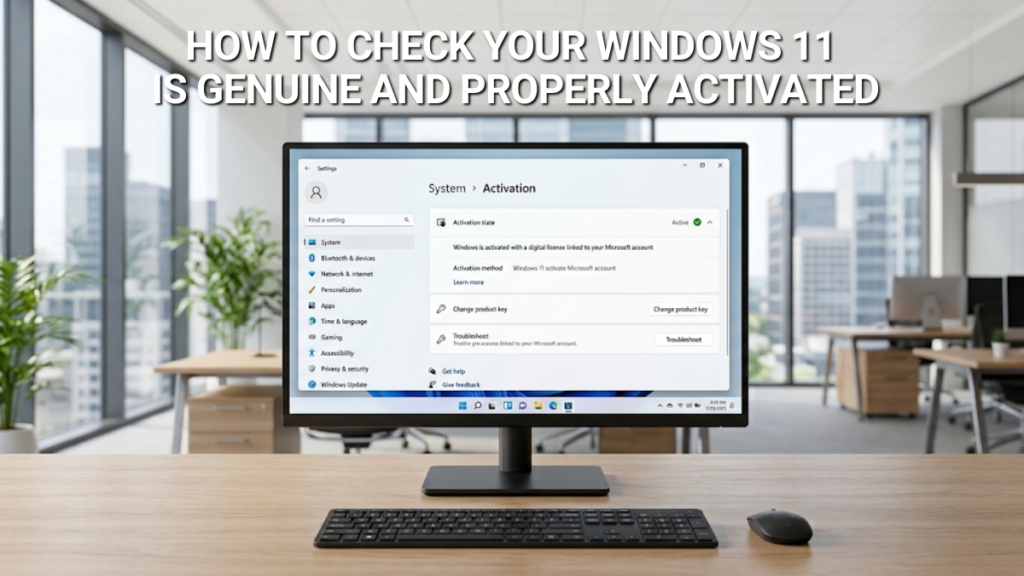 How to Check Your Windows 11 Is Genuine and Properly Activated