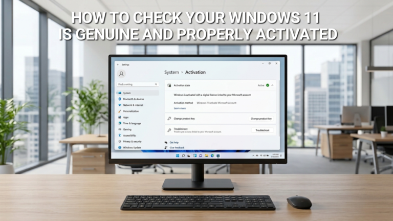 How to Check Your Windows 11 Is Genuine and Properly Activated