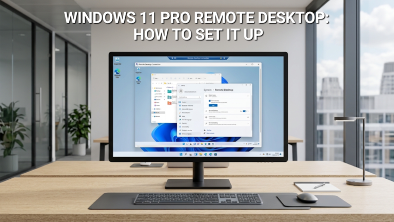Windows 11 Pro Remote Desktop How to Set It Up