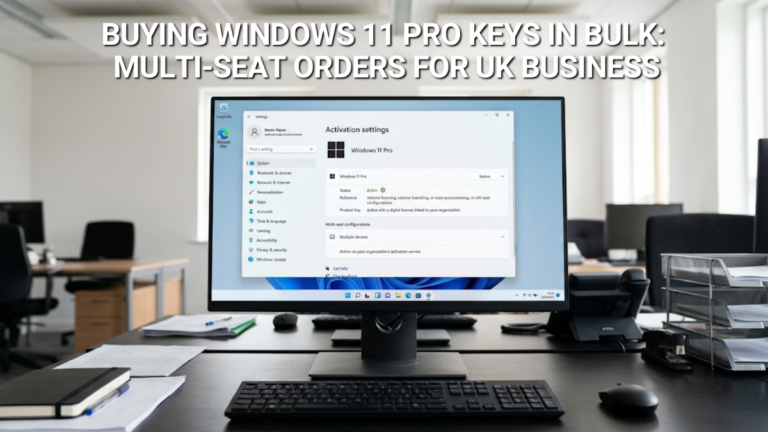 Buying Windows 11 Pro Keys in Bulk: Multi-Seat Orders for UK Business